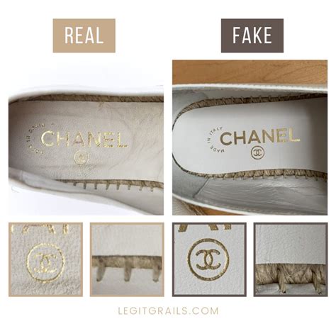 how to spot fake chanel espadrilles|chanel espadrilles price euro.